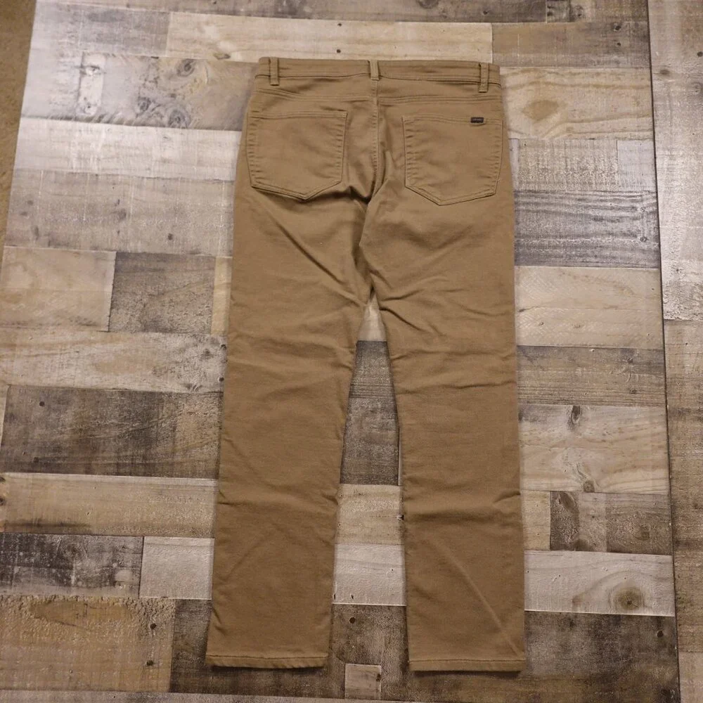 JACHS New York Travel Pants Men’s‎ 34x32 Khaki Stretch Casual Modern Fit Slim